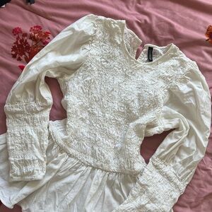 cotton smocked top